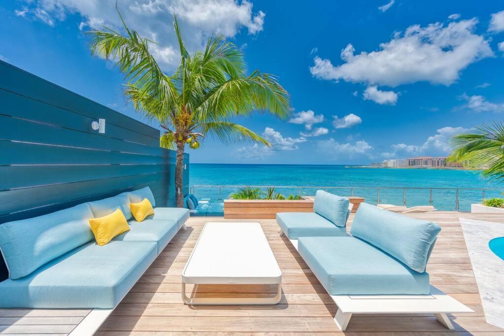 Surfsong Villa- Luxury Water Front Villa For 12 Maho Luaran gambar