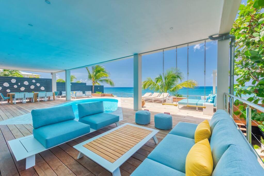 Surfsong Villa- Luxury Water Front Villa For 12 Maho Luaran gambar