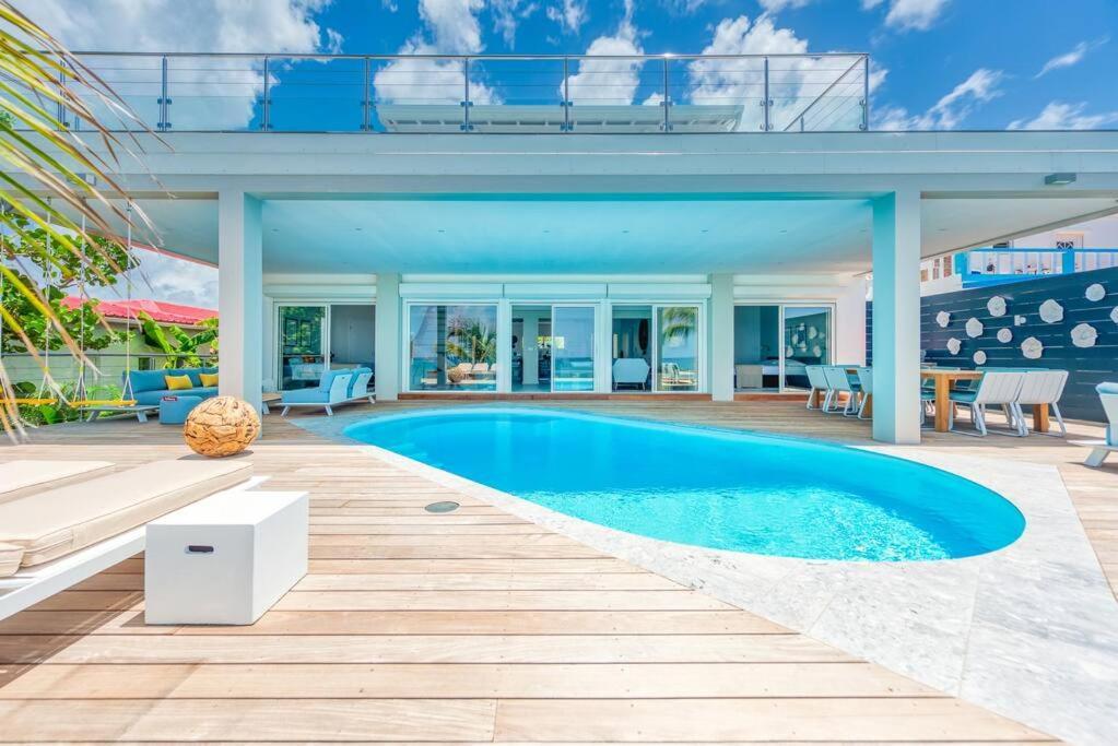Surfsong Villa- Luxury Water Front Villa For 12 Maho Luaran gambar