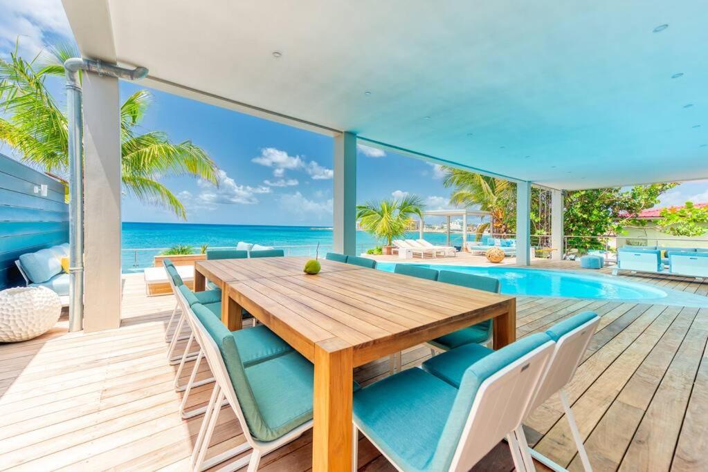 Surfsong Villa- Luxury Water Front Villa For 12 Maho Luaran gambar